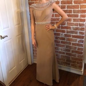 Sherri hill custom backless dress